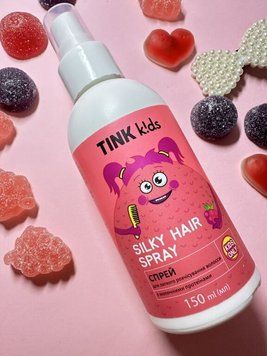 Спрей для легкого розчісування волосся Silky Hair Spray Tink kids 150мл 2443840075 фото