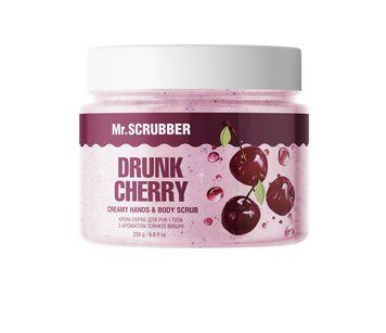 Крем-скраб для рук і тіла з ароматом п&rsquo;янкої вишні Drunk Cherry Mr.SCRUBBER 2498433078 фото