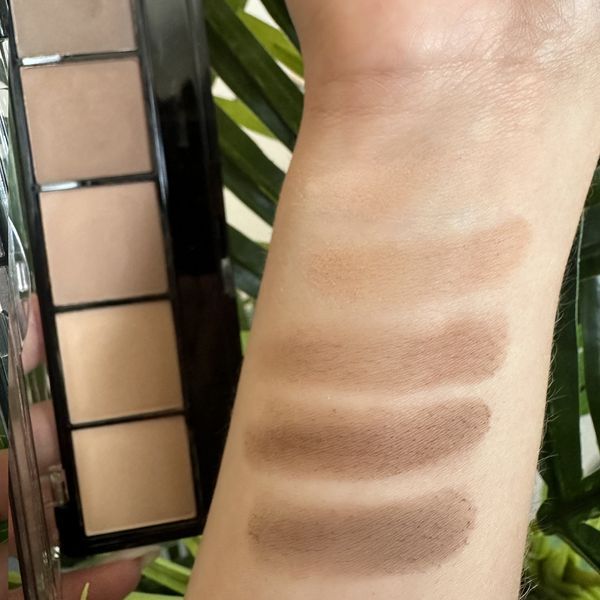 Тіні для повік 5-колірні Topface Pro Palette 019 (бежево-коричневі) PT501 (8 г) 34534576 фото