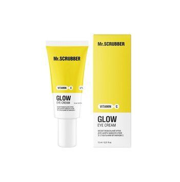 Висвітлювальний крем для шкіри навколо очей Glow Vitamin C зі стабільним вітаміном С Mr.SCRUBBER 2832969924 фото