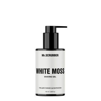 Гель для гоління з д-пантенолом White Moss Mr.SCRUBBER жощлжошщжршщ фото