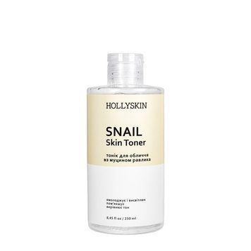 Тонік для обличчя Hollyskin Snail Skin Toner з муцином равлика 250 мл 2509713588 фото