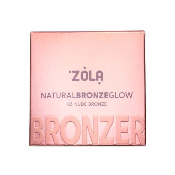 ZOLA Бронзер Natural Bronze Glow 03 Нюдова бронза Nude Bronze wbh3rqwnq фото