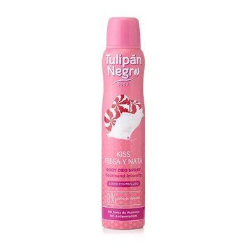 Дезодорант для тіла жіночий Tulipan Negro Kiss Fresa Y Nata з ароматом полуниці (200 мл) 2643847091 фото