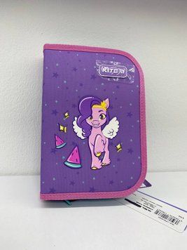 Пенал Kite My little pony фіолетовий з канцелярією 2324695859 фото
