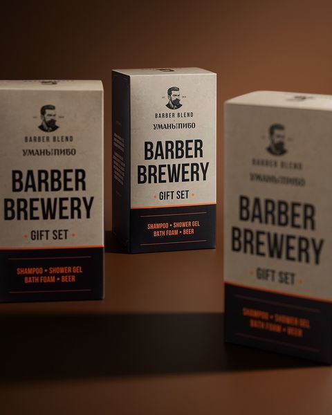 Подарунковий набір BARBER BREWERY Barber Blend x Уманьпиво іпі фото